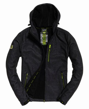 Superdry Hooded SD-Windtrekker Férfi Kabát Sötét Szürke | WTUXE4596